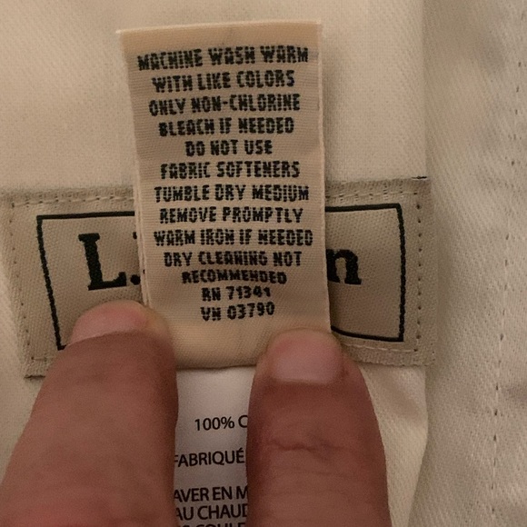 LL Bean Mens Natural Fit Pleated Tan Khaki Pants 44 X 30 Wrinkle Resistance. - Picture 5 of 10